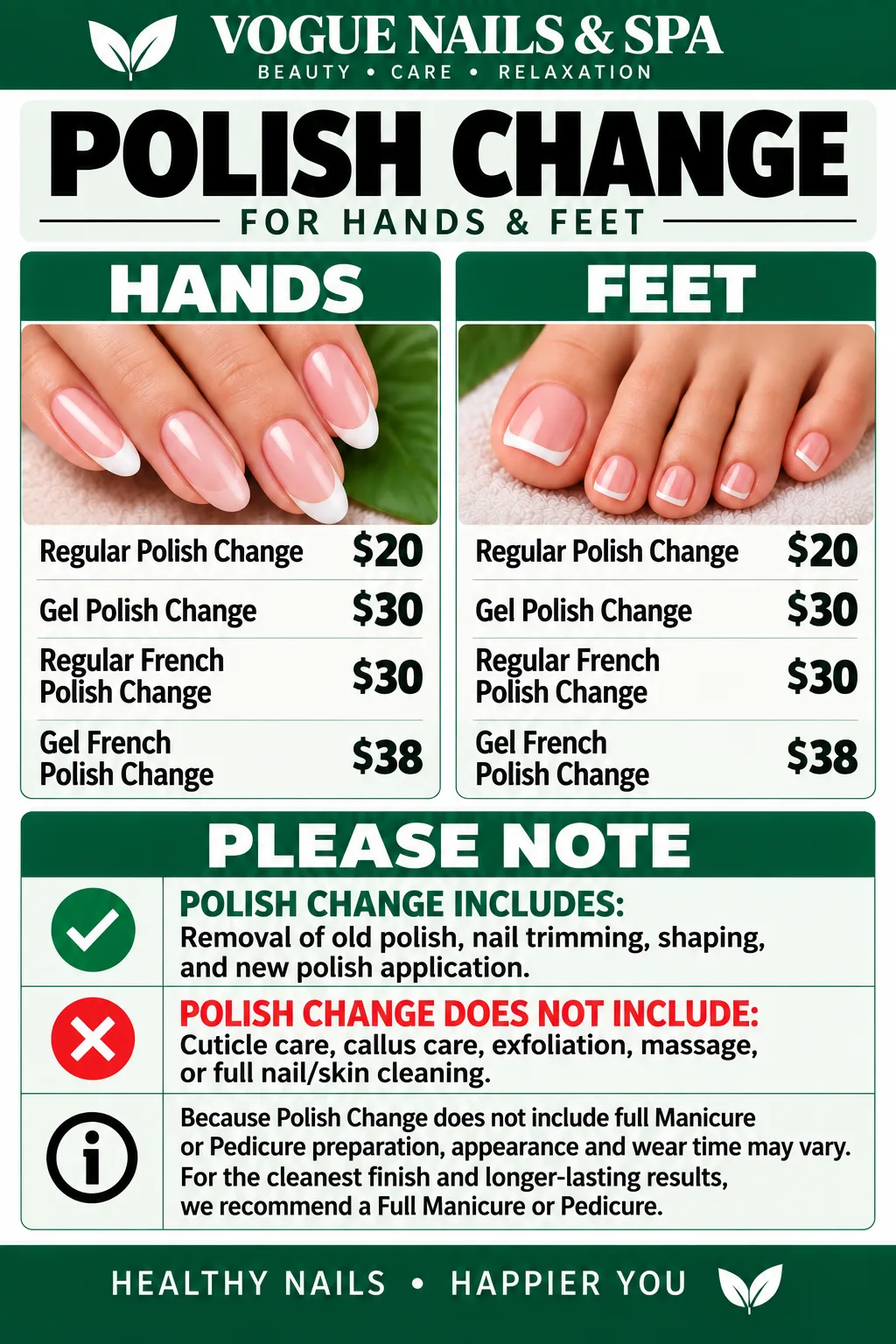 POLISH CHANGE