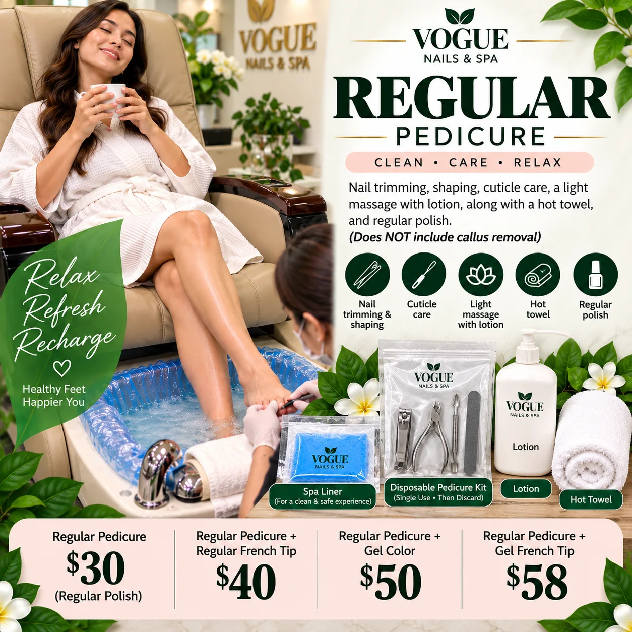Regular Pedicure