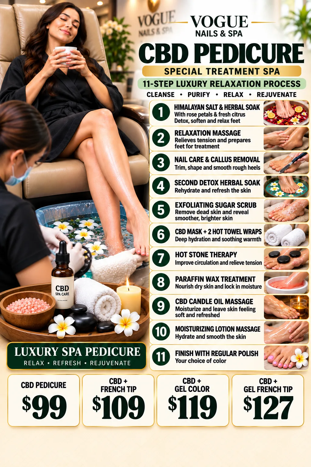 CBD Special Treatment Spa Pedicure